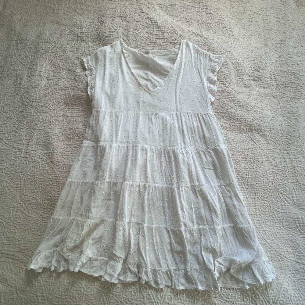 urban outfitters oversized fit, swiss dot dress, medium